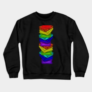 Book Stack Crewneck Sweatshirt